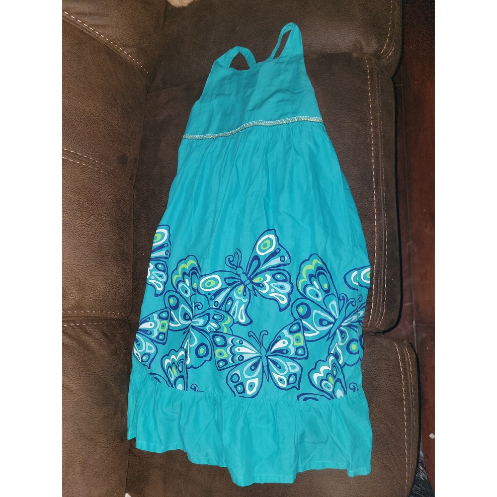Crazy 8 butterfly tropics dress size medium 7 8